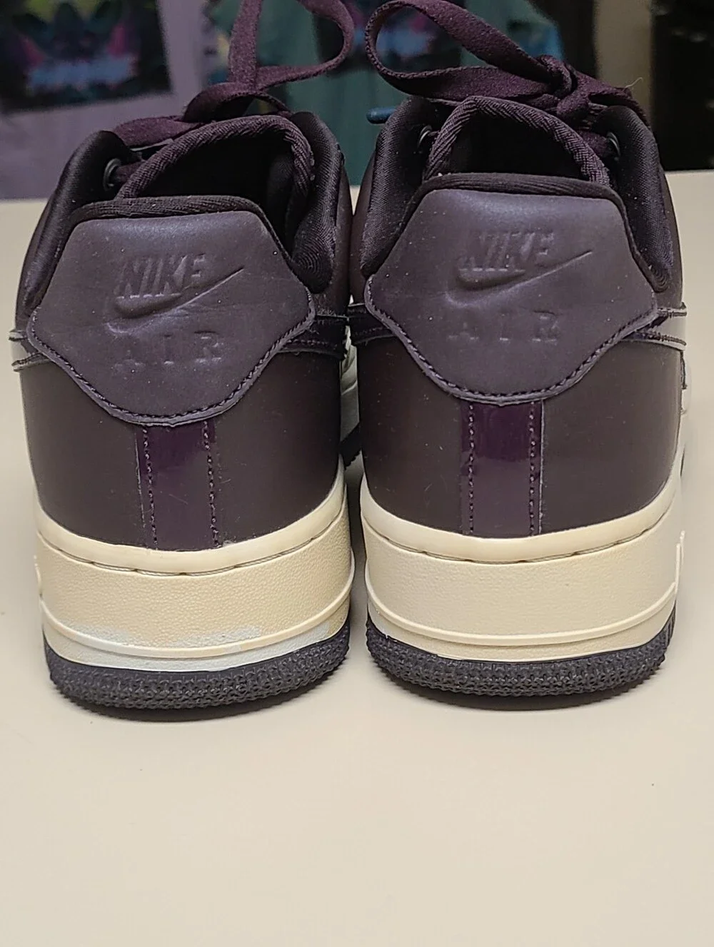 Nike X Ruby Rose Air Force 1 07 SE Premium port wine low top sneakers size 7.5